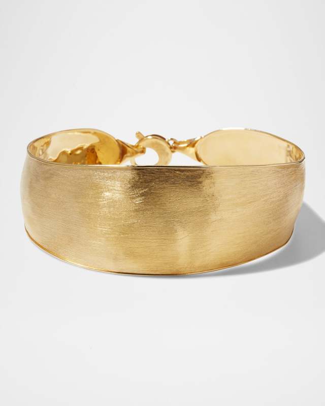 Lunaria 18K Yellow Gold Bangle Bracelet